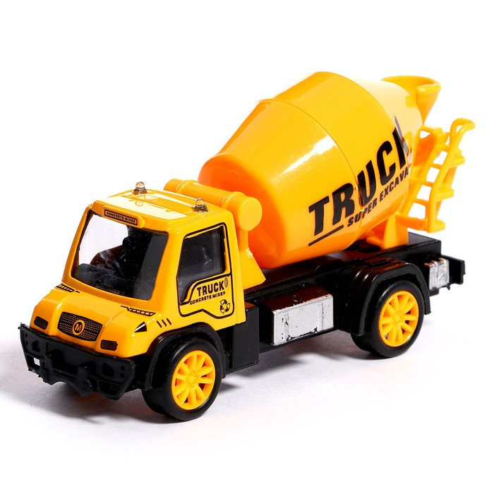 Набор металлических машин «Стройка», инерция, 3 штуки Набор металлических машин «Стройка», инерция, 3 штуки