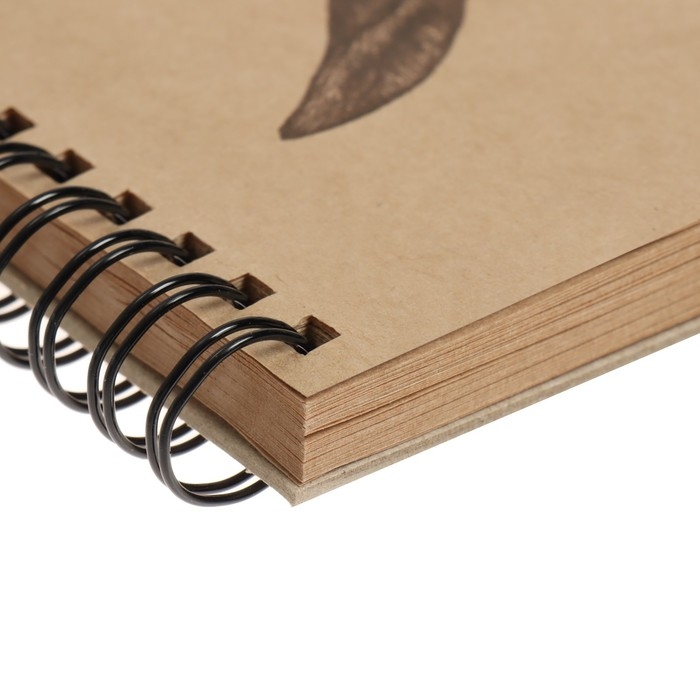 Альбом для эскизов А4, 50 листов на гребне Альбом для эскизов А4, 50 листов на гребне "Арабчики", обложка крафт-бумага, блок крафт-бумага 70 г/м²