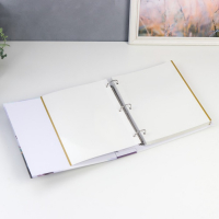 Фотоальбом 50 магнитных листов (100стр) "Веточка" 23х28 см