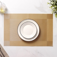 Салфетки сервировочные на стол Доляна &laquo;Шахматы&raquo;, 45&times;30 см, 4 шт, цвет карамельный