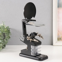 Лампа-лупа набор с увеличительным стеклом х2,5 х4,5 х25 LEDx2 от LR44 чёрный 18,5х11,5х23 см Лампа-лупа набор с увеличительным стеклом х2,5 х4,5 х25 LEDx2 от LR44 чёрный 18,5х11,5х23 см