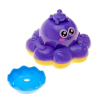 Игрушка для ванны &laquo;Осьминожка - фонтанчик&raquo;, кружится, на батарейках, цвет МИКС, Крошка Я