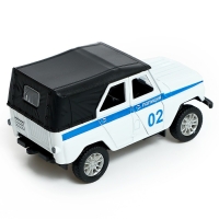 Машина металлическая УАЗ Hunter &laquo;Полиция&raquo;, инерция, 1:32, свет и звук