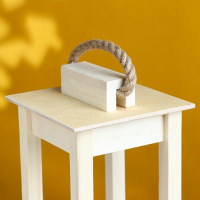 Кашпо деревянное 12×12×30 см "Фонарик", ручка верёвка, натуральный Дарим Красиво Кашпо деревянное 12×12×30 см "Фонарик", ручка верёвка, натуральный Дарим Красиво