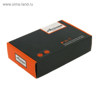 Смеситель для раковины Accoona A9482F, двухрычажный, с гайкой, черный/хром Смеситель для раковины Accoona A9482F, двухрычажный, с гайкой, черный/хром