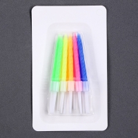 Набор для украшения торта: топпер &laquo;С днём рождения&raquo;, 1 шт., 10 свечей