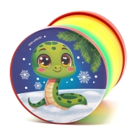 Новый год! Пружинка радуга «Змея удачи», цвета МИКС, d.-5см, новогодний подарок Новый год! Пружинка радуга «Змея удачи», цвета МИКС, d.-5см, новогодний подарок