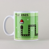 Новый год. Кружка керамическая «Змейка», 320 мл Новый год. Кружка керамическая «Змейка», 320 мл