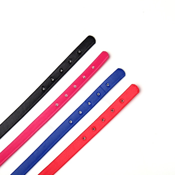 Ошейник матовый с бубенчиком, 30 х 1 см, микс цветов Ошейник матовый с бубенчиком, 30 х 1 см, микс цветов