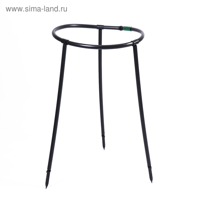 Кустодержатель, d = 48 см, h = 70 см, ножка d = 2 см, пластик, чёрный &laquo;Роза&raquo;