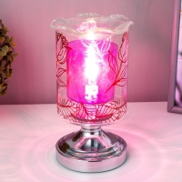 Аромасветильник сенсорный "Бутон" G9 35Вт серебро 10,5х10,5х20 см RISALUX Аромасветильник сенсорный "Бутон" G9 35Вт серебро 10,5х10,5х20 см RISALUX