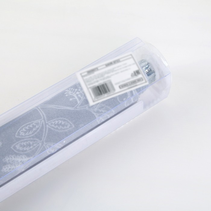 Штора рулонная &laquo;Цветенье&raquo;, 120&times;200 см (с учётом креплений 3,5 см), цвет серый