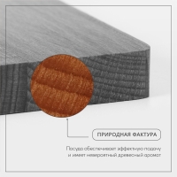 Доска разделочная Adelica &laquo;Прямоугольная&raquo;, 34&times;23&times;1,6 см, с ручкой, массив бук