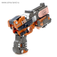 Робот-бластер &laquo;Титан&raquo;, трансформируется, в комплекте 3 мягкие пули, цвет коричневый