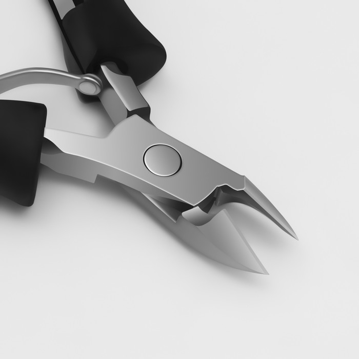 Кусачки маникюрные для кутикулы, 10 см, длина лезвия - 10 мм, цвет чёрный/серебристый Кусачки маникюрные для кутикулы, 10 см, длина лезвия - 10 мм, цвет чёрный/серебристый