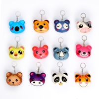 Мялка-сквиши &laquo;Животные&raquo; на брелоке, виды МИКС