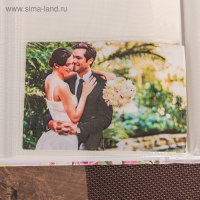 Фотоальбом 200 фото 10х15 см "Наша свадьба" 23,5х17,5х5 см
