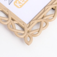 Фоторамка 10х15 см пластик L-7 бежевый (пластиковый экран) Фоторамка 10х15 см пластик L-7 бежевый (пластиковый экран)