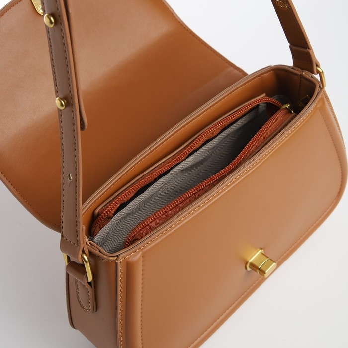 Сумка женская TEXTURA, мессенджер, средний размер, цвет коричневый Сумка женская TEXTURA, мессенджер, средний размер, цвет коричневый