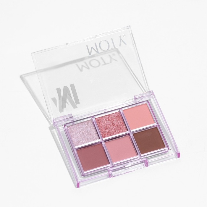 Профессиональная палетка теней для век, 6 цветов