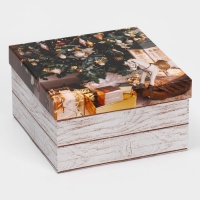 Набор подарочных коробок 6в1 «С Новым годом», 10 х 10 х 6 - 20 х 20 х 11 см, Новый год Набор подарочных коробок 6в1 «С Новым годом», 10 х 10 х 6 - 20 х 20 х 11 см, Новый год