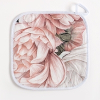 Кухонный набор "Этель" Пионы полотенце 40х73 см, прихватка 19х19 см, фартук 60х65+/-5см Кухонный набор "Этель" Пионы полотенце 40х73 см, прихватка 19х19 см, фартук 60х65+/-5см