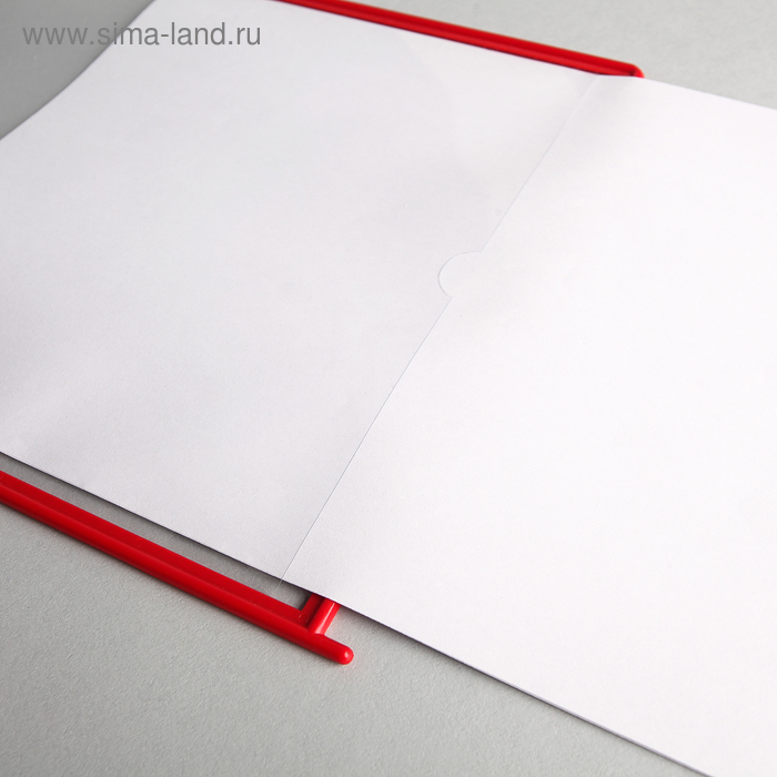 Информационный стенд &laquo;Информация&raquo; 15 карманов (5 плоских А4, 1 перекидная система на 10 карманов А4), цвет красный