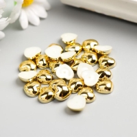 Декор для творчества пластик "Сердца" золото набор 30 шт 1х1 см Декор для творчества пластик "Сердца" золото набор 30 шт 1х1 см