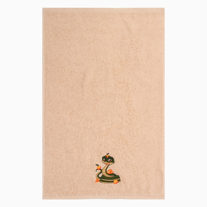 Набор в мешочке Этель "Тangerine mood": полотенце 35х60см, тёрка 7,7х3,7х3см