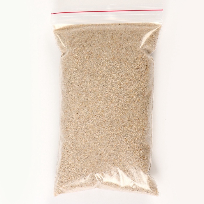 Песок для детского творчества Color sand, светло-бежевый 500 г