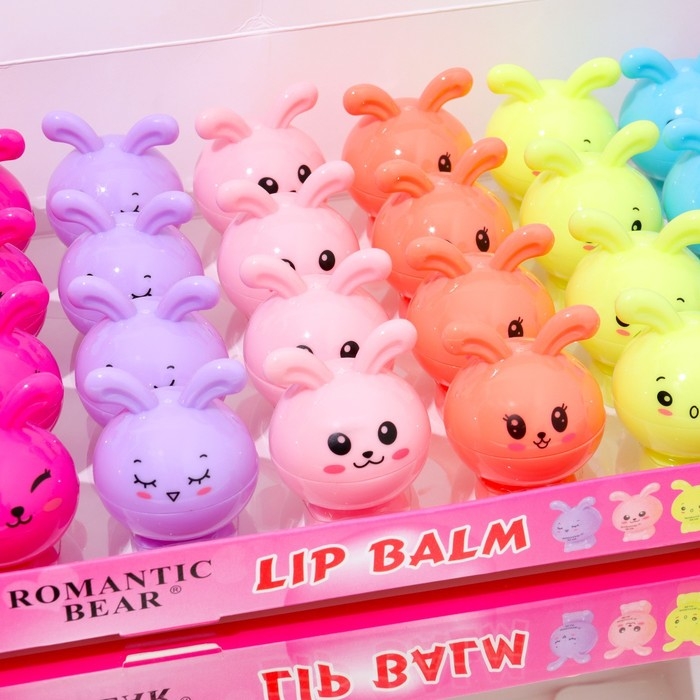 Бальзам для губ «Кролик», микс цветов и ароматов Бальзам для губ «Кролик», микс цветов и ароматов