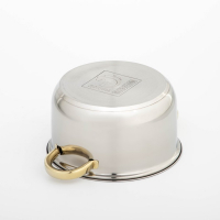 Кастрюля из нержавеющей стали с крышкой Доляна «Роскошь», 3 л, d=20 см Кастрюля из нержавеющей стали с крышкой Доляна «Роскошь», 3 л, d=20 см