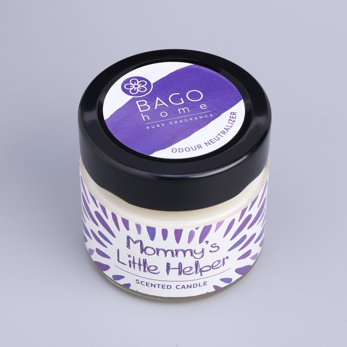 Свеча ароматическая в банке Свеча ароматическая в банке "Цветочная пудра", совый воск, 80 г