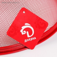 Сито с крышкой для хранения продуктов Доляна &laquo;Вкус&raquo;, d=25 см, цвет МИКС