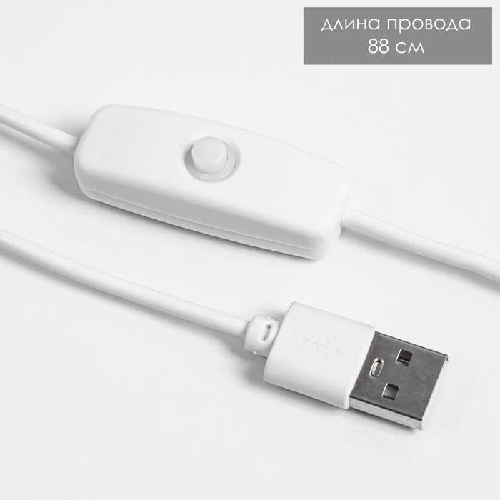 Настольная лампа "Цилиндр" LED 5Вт USB 12х12х24 см RISALUX