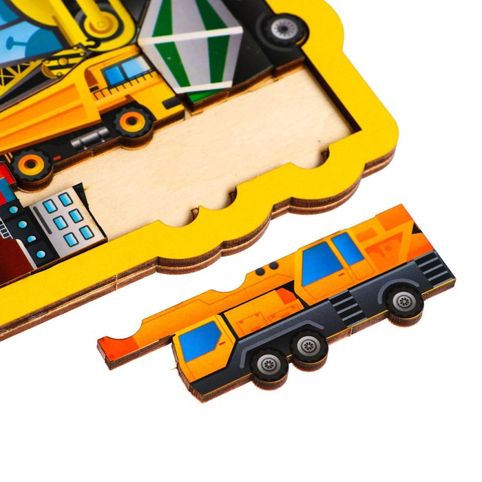 Головоломка &laquo;Строительная техника&raquo;