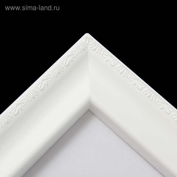 Фоторамка пластик L-6 15х21 см, белый (пластиковый экран)