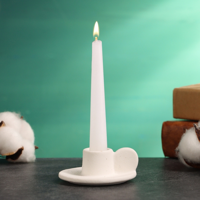 Подсвечник Подсвечник "Саймон" белый песок, 3х6х6см