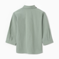 Костюм для девочки (рубашка и шорты) MINAKU, цвет оливковый, рост 158-164 см Костюм для девочки (рубашка и шорты) MINAKU, цвет оливковый, рост 158-164 см