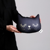 Антистресс подушка «Котик», чёрный Антистресс подушка «Котик», чёрный