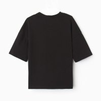 Футболка детская MINAKU цвет чёрный, рост 128 см