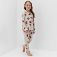 Пижама детская (рубашка и брюки) KAFTAN "Мишка в шарфе" р.36 (134-140) Пижама детская (рубашка и брюки) KAFTAN "Мишка в шарфе" р.36 (134-140)