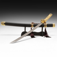 Сувенирное изделие Катана на подставке, бронзовая отделка Сувенирное изделие Катана на подставке, бронзовая отделка