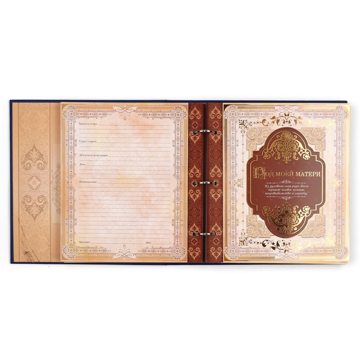 Родословная книга с рамкой под фото «Родословная книга», 50 листов, 21,5 х 23,7 см. Родословная книга с рамкой под фото «Родословная книга», 50 листов, 21,5 х 23,7 см.