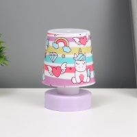 Ночник "Единорог" LED от батареек 3хААА 7,5х7,5х11 см RISALUX Ночник "Единорог" LED от батареек 3хААА 7,5х7,5х11 см RISALUX