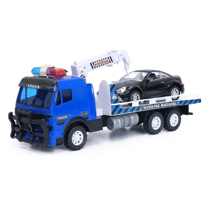 Машина инерционная &laquo;Эвакуатор&raquo;, цвета МИКС