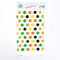 Скатерть &laquo;Цветные горошки&raquo;, 108х180 см