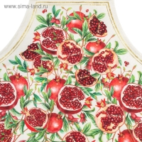 Фартук &laquo;Этель: Гранаты&raquo; 70х60 см, 100% хлопок, саржа 190 гр/м&sup2;