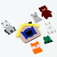 Настольный театр «Набор 5 в 1: Колобок, Репка, Курочка Ряба, Теремок, Маша и медведь» Настольный театр «Набор 5 в 1: Колобок, Репка, Курочка Ряба, Теремок, Маша и медведь»