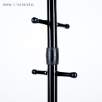 Вешалка напольная &laquo;Комфорт&raquo; (ВК6/Ч), 60&times;60&times;180 см, цвет чёрный